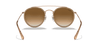 [Light Brown Gradient Lenses, Polished Copper Frame]