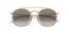 [Clear Grey Lenses, Polished Gold Frame]