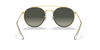 [Grey Gradient Lenses, Polished Gold Frame]