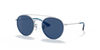 [Dark Blue Lenses, Polished Blue On Silver Frame]