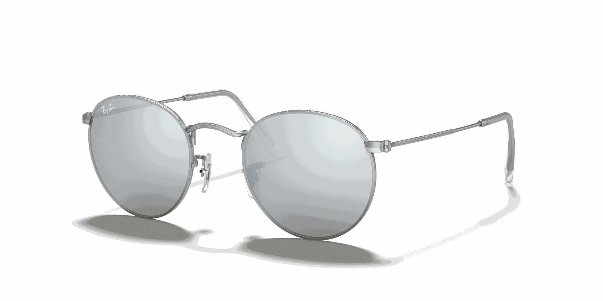 [Silver Flash Lenses, Matte Silver Frame]