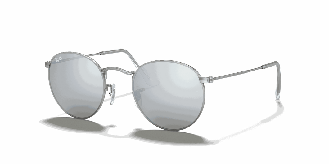 [Silver Flash Lenses, Matte Silver Frame]