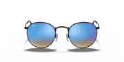 Blue Lenses, Polished Black Frame