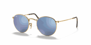 Blue Gradient Lenses, Polished Arista Gold Frame