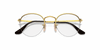 [Clear Lenses, Polished Arista Gold Frame]