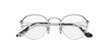 [Clear Lenses, Polished Silver Frame]