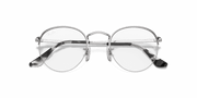 Clear Lenses, Polished Silver Frame