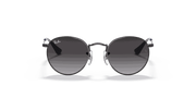 Light Grey Gradient Dark Grey Lenses, Matte Black Frame