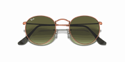 Green Gradient Lenses, Polished Bronze-Copper Frame