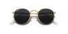 [Black Lenses, Polished Gold Frame]