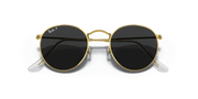 Black Lenses, Polished Gold Frame