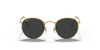 [Black Lenses, Polished Gold Frame]