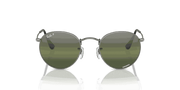 Silver/Green Lenses, Polished Gunmetal Frame