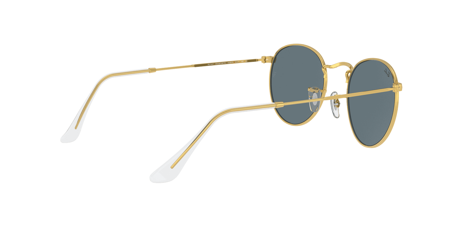 [Blue Lenses, Polished Gold Frame]