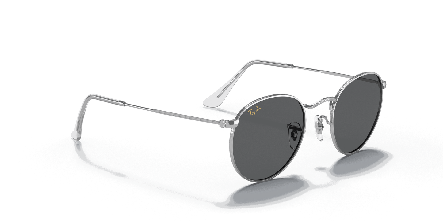 [Dark Grey Lenses, Polished Silver Frame]