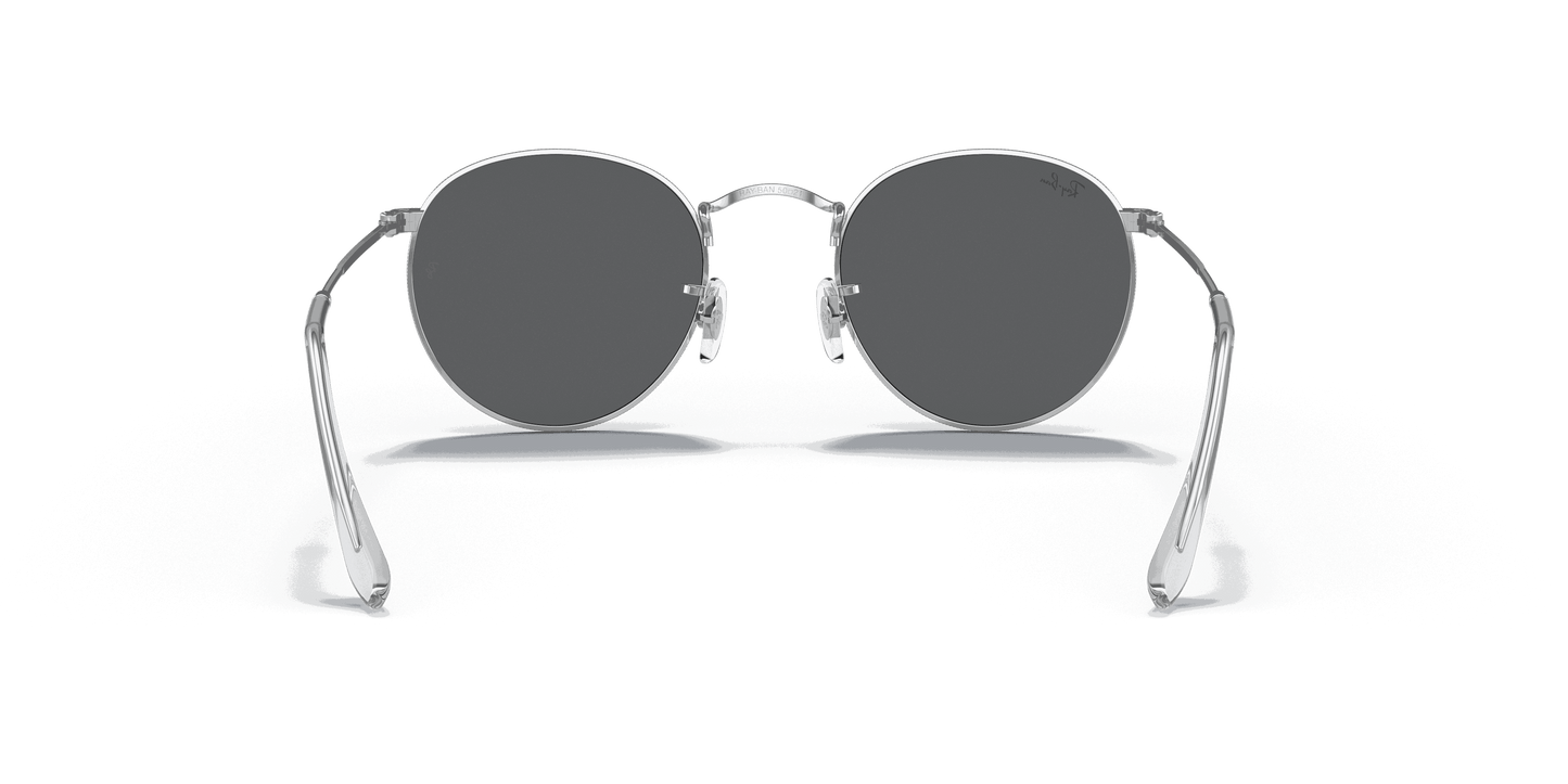 [Dark Grey Lenses, Polished Silver Frame]