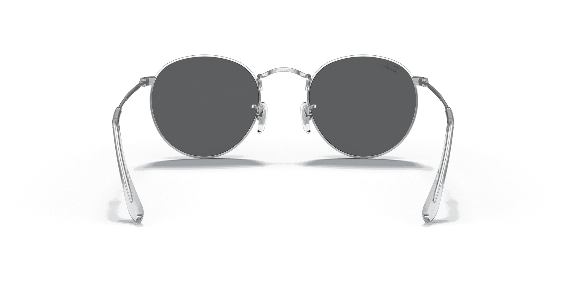 [Dark Grey Lenses, Polished Silver Frame]