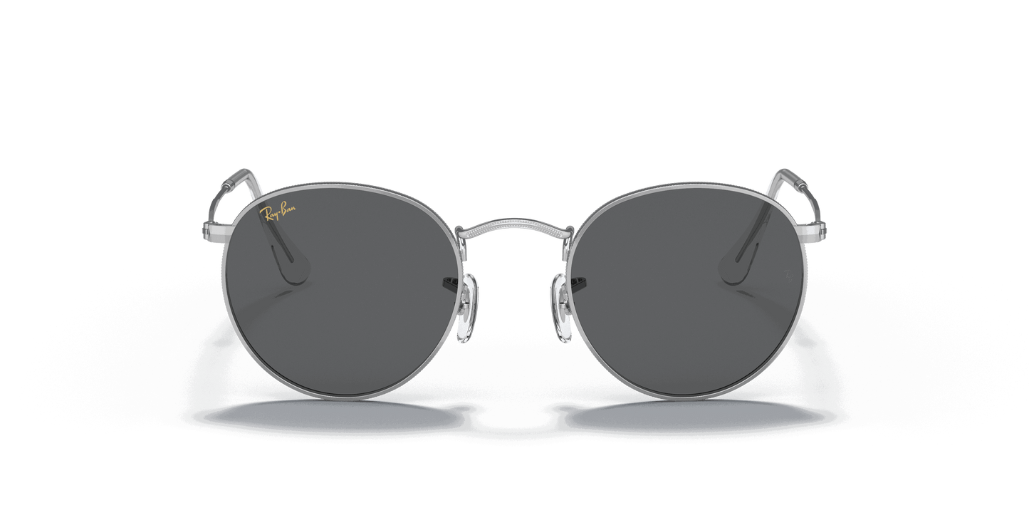 [Dark Grey Lenses, Polished Silver Frame]