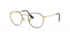 [Clear Lenses, Polished Black On Gold Frame]