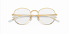 [Clear Lenses, Polished Arista Gold Frame]