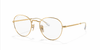 [Clear Lenses, Polished Arista Gold Frame]