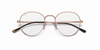 [Clear Lenses, Polished Copper Frame]