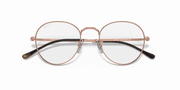 Clear Lenses, Polished Copper Frame