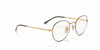 [Clear Lenses, Polished Havana On Gold Frame]