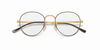 [Clear Lenses, Polished Havana On Gold Frame]