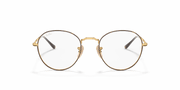 Clear Lenses, Polished Havana On Gold Frame