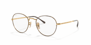 Clear Lenses, Polished Havana On Gold Frame