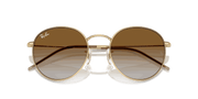 Clear Gradient Brown Lenses, Polished Arista Gold Frame