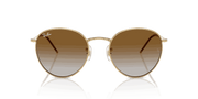 Clear Gradient Brown Lenses, Polished Arista Gold Frame