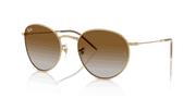 Clear Gradient Brown Lenses, Polished Arista Gold Frame