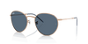 [Dark Blue Lenses, Polished Rosegold Frame]