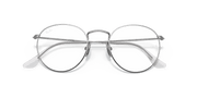 Clear Lenses, Polished Silver Frame