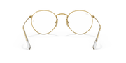 Clear Lenses, Polished Gold Frame