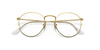 [Clear Lenses, Polished Gold Frame]