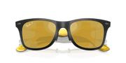 Brown Mirror Gold Polar Lenses, Polished Dark And Yellow Carbon Frame