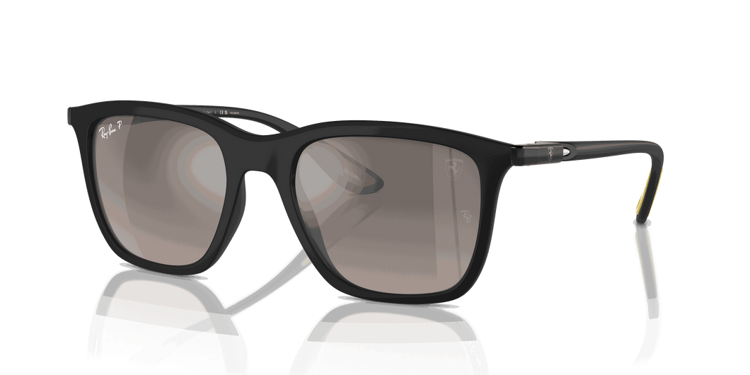 [Silver Lenses, Matte Black Frame]