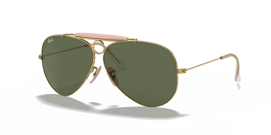 [G-15 Green Lenses, Polished Arista Gold Frame]