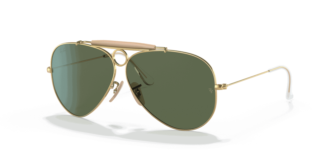 [G-15 Green Lenses, Polished Arista Gold Frame]