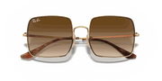 Light Brown Gradient Lenses, Polished Arista Gold Frame