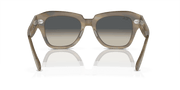 Grey Lenses, Polished Striped Green Frame