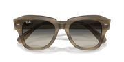 Grey Lenses, Polished Striped Green Frame