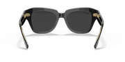 Polarized Black Classic Lenses, Polished Black On Transparent Frame