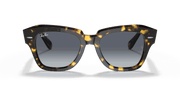 Blue Gradient Grey Lenses, Polished Yellow Havana Frame