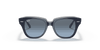 [Blue/Grey Lenses, Polished Blue On Transparent Grey Frame]