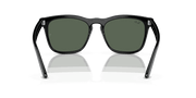 Dark Green Lenses, Polished Black Frame