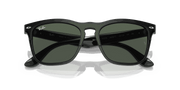 Dark Green Lenses, Polished Black Frame